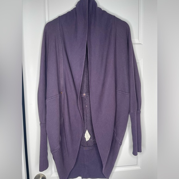 ARITZIA Wilfred Diderot Purple Cocoon  Cardigan Size Small - Picture 5 of 13